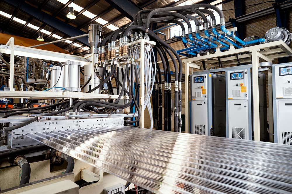 مراحل تولید ورق پلی کربنات