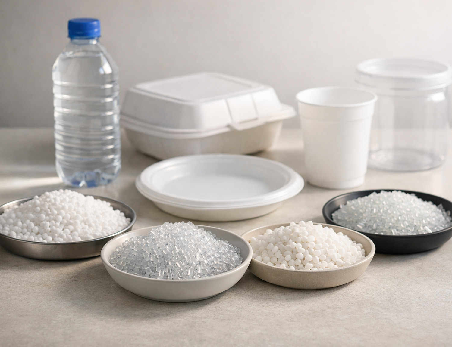 مواد اولیه تولید ظروف پلاستیکی